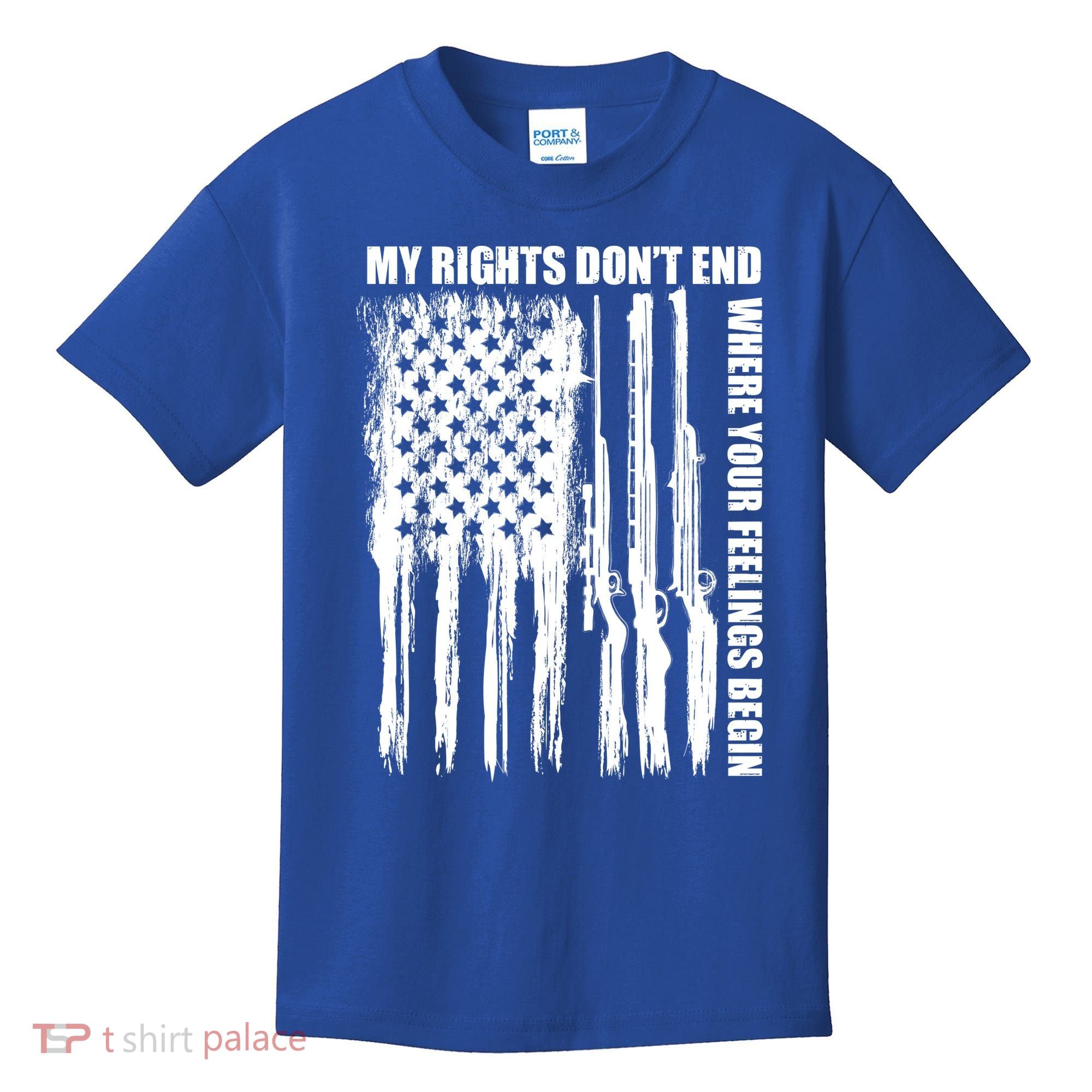 My Rights Don't End Where Your Feelings Begin Kids T-Shirt