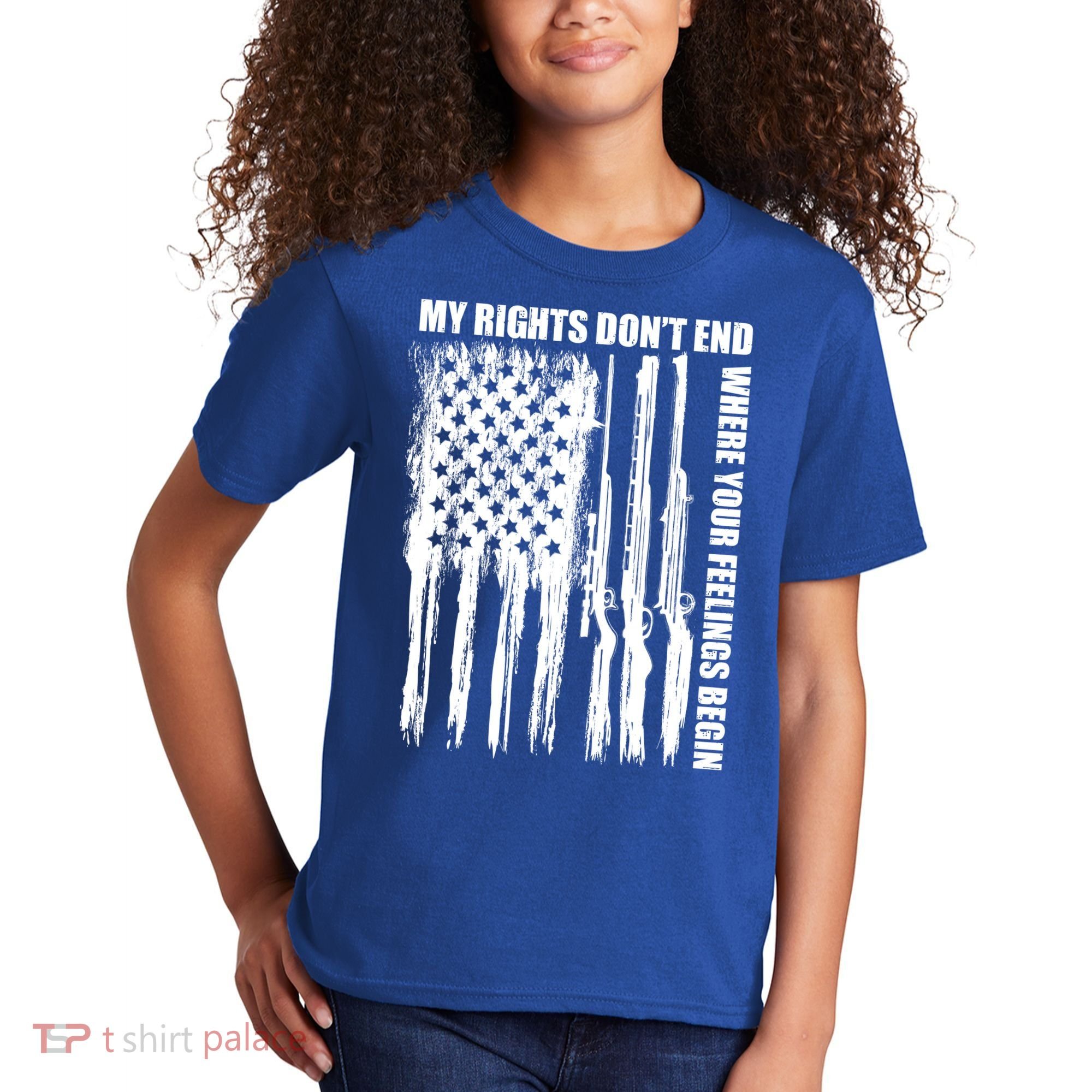 My Rights Don't End Where Your Feelings Begin Kids T-Shirt