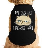 My Resting Dialysis Face A Funny Dialysis Patient Doggie Tank thumb 0