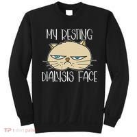 My Resting Dialysis Face A Funny Dialysis Patient Sweatshirt thumb 0