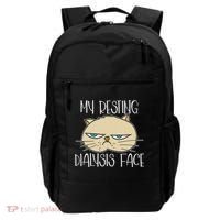 My Resting Dialysis Face A Funny Dialysis Patient Backpack thumb 0