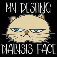 My Resting Dialysis Face A Funny Dialysis Patient Toddler Hoodie thumb 2