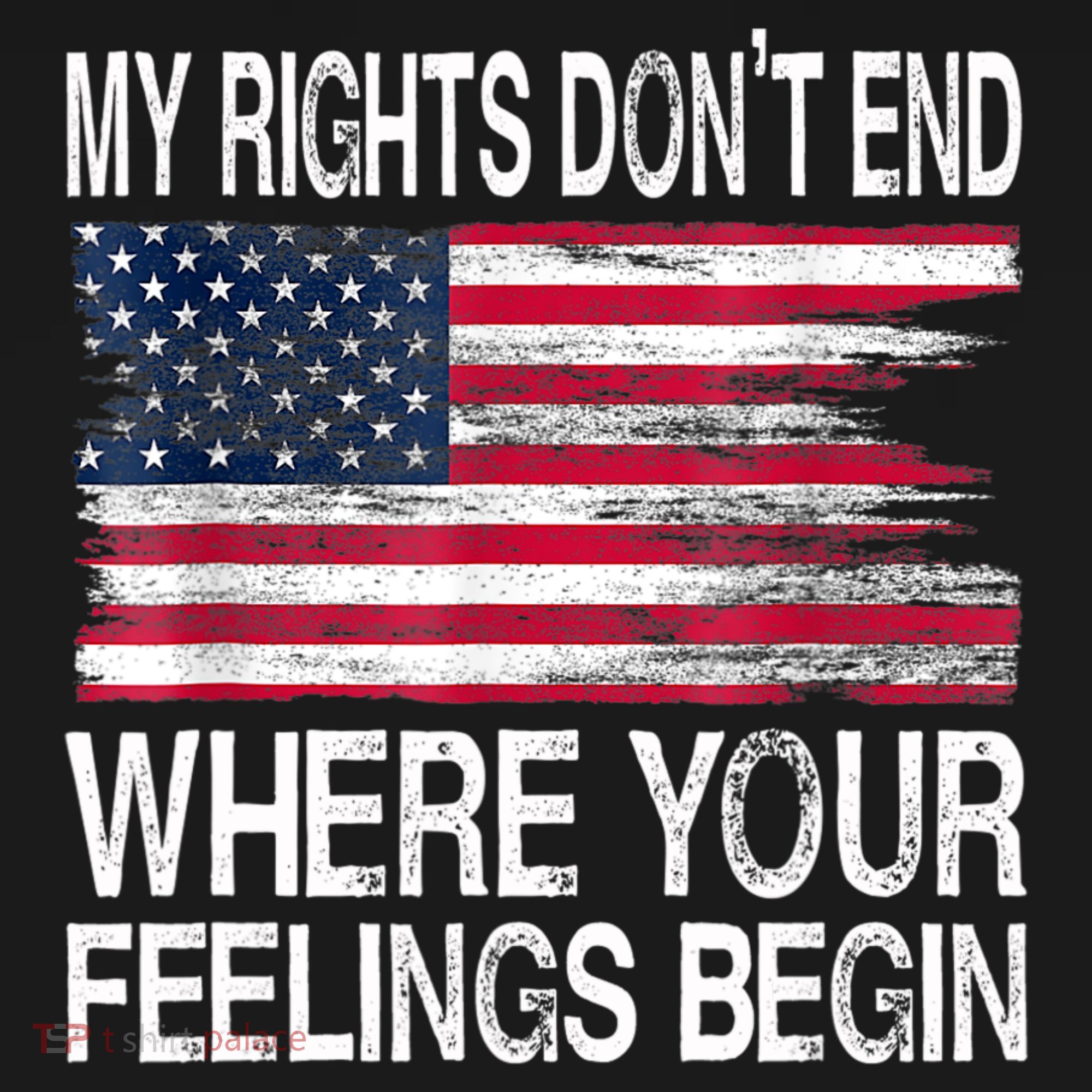 My Rights Don't End Where Your Feelings Begin USA Flag Gun Apron