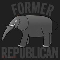 Mer Republican Elephant Anti Trump Never Trumper Meme Women's Sweatshirt thumb 2