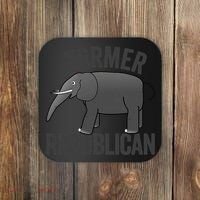 Mer Republican Elephant Anti Trump Never Trumper Meme Coaster thumb 0
