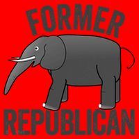 Mer Republican Elephant Anti Trump Never Trumper Meme Santa Hat thumb 1