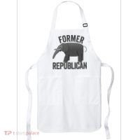 Mer Republican Elephant Anti Trump Never Trumper Meme Apron thumb 0