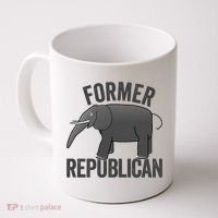 Mer Republican Elephant Anti Trump Never Trumper Meme Coffee Mug thumb 0
