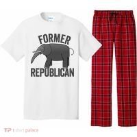 Mer Republican Elephant Anti Trump Never Trumper Meme Pajama Set thumb 0
