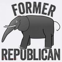 Mer Republican Elephant Anti Trump Never Trumper Meme Mousepad thumb 1