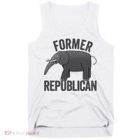 Mer Republican Elephant Anti Trump Never Trumper Meme Tank Top thumb 0