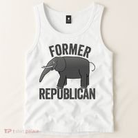 Mer Republican Elephant Anti Trump Never Trumper Meme Tank Top thumb 2