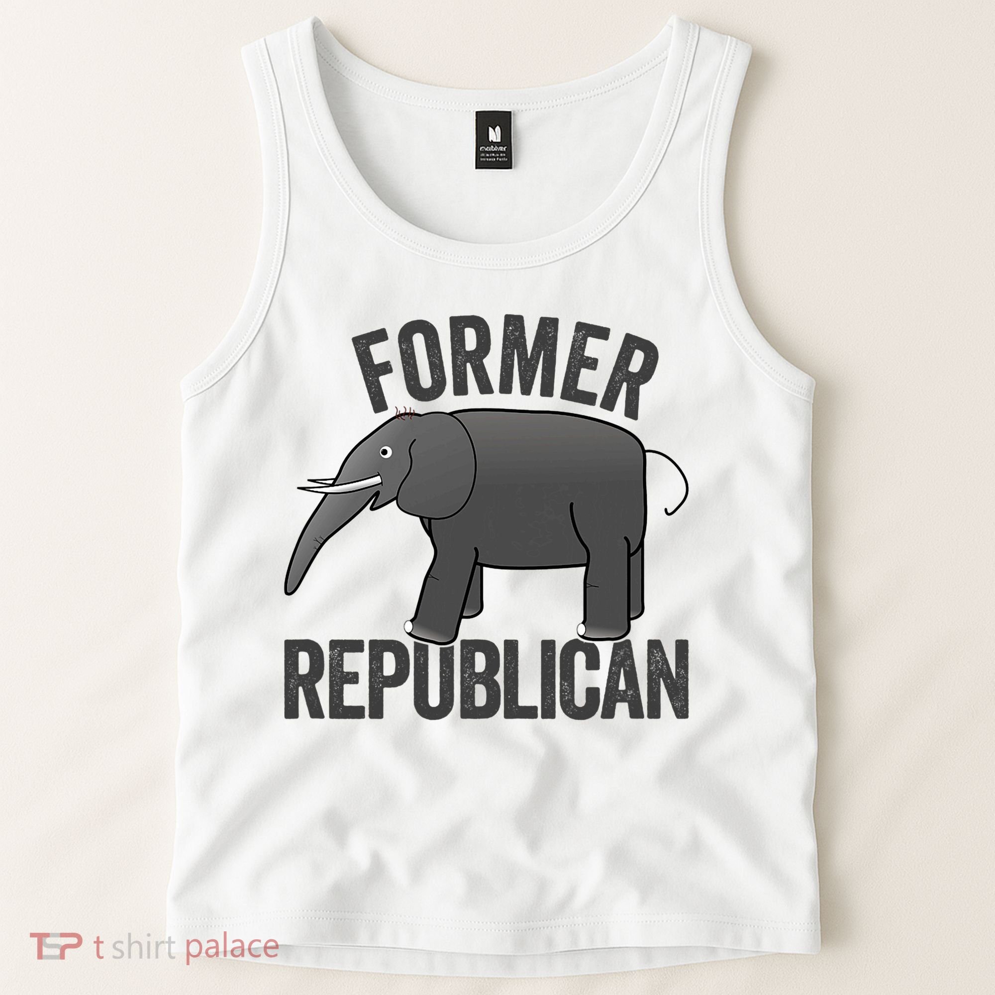 Mer Republican Elephant Anti Trump Never Trumper Meme Tank Top