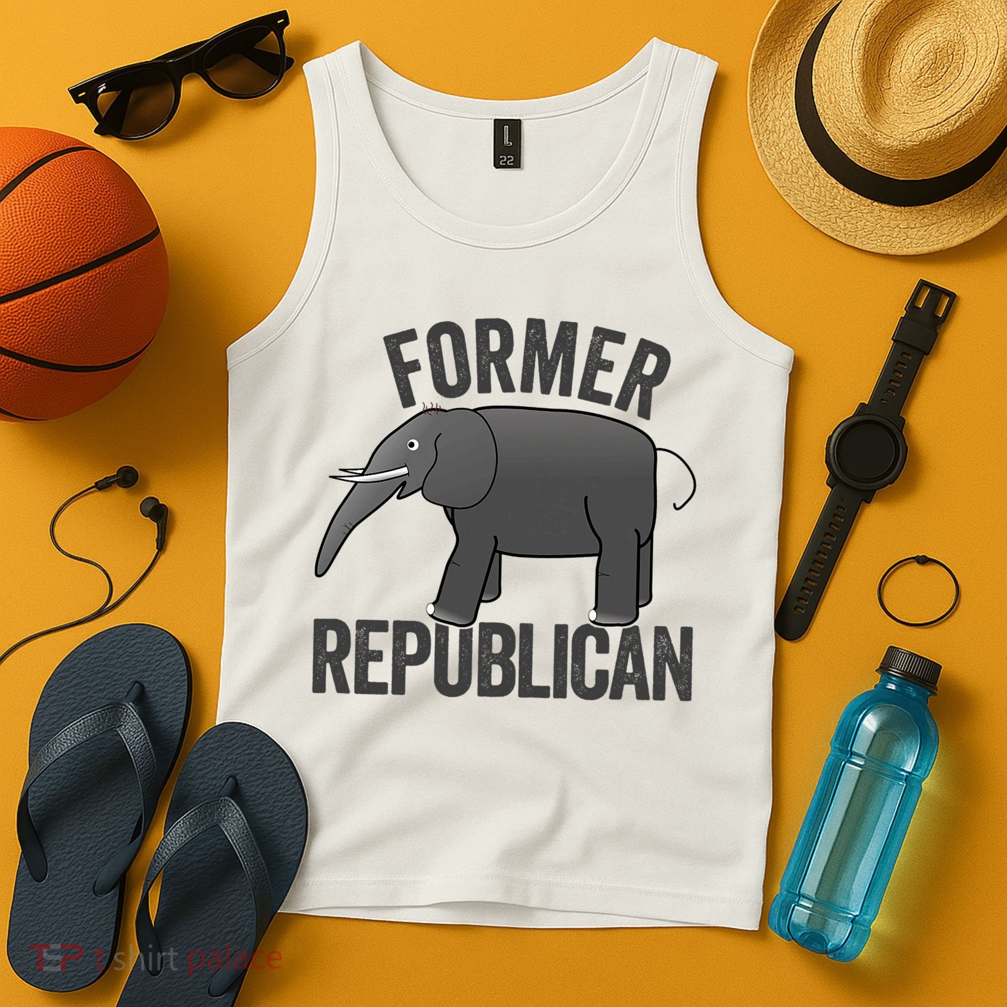 Mer Republican Elephant Anti Trump Never Trumper Meme Tank Top