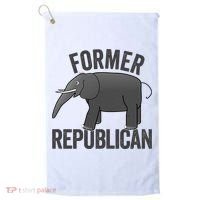 Mer Republican Elephant Anti Trump Never Trumper Meme Golf Towel thumb 0