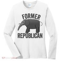 Mer Republican Elephant Anti Trump Never Trumper Meme Women's Long Sleeve Shirt thumb 0
