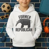 Mer Republican Elephant Anti Trump Never Trumper Meme Kids Hoodie thumb 2