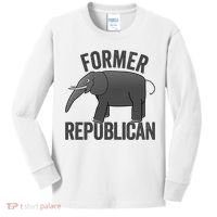 Mer Republican Elephant Anti Trump Never Trumper Meme Kids Long Sleeve Shirt thumb 0