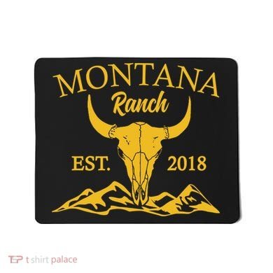 Montana Ranch Est 2018 Mousepad