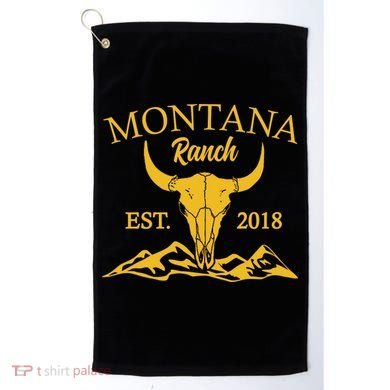 Montana Ranch Est 2018 Golf Towel