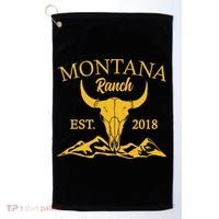 Montana Ranch Est 2018 Golf Towel thumb 0