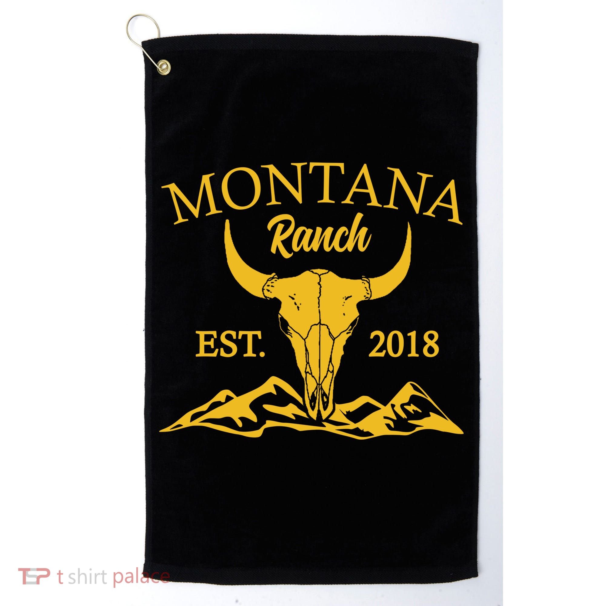 Montana Ranch Est 2018 Golf Towel