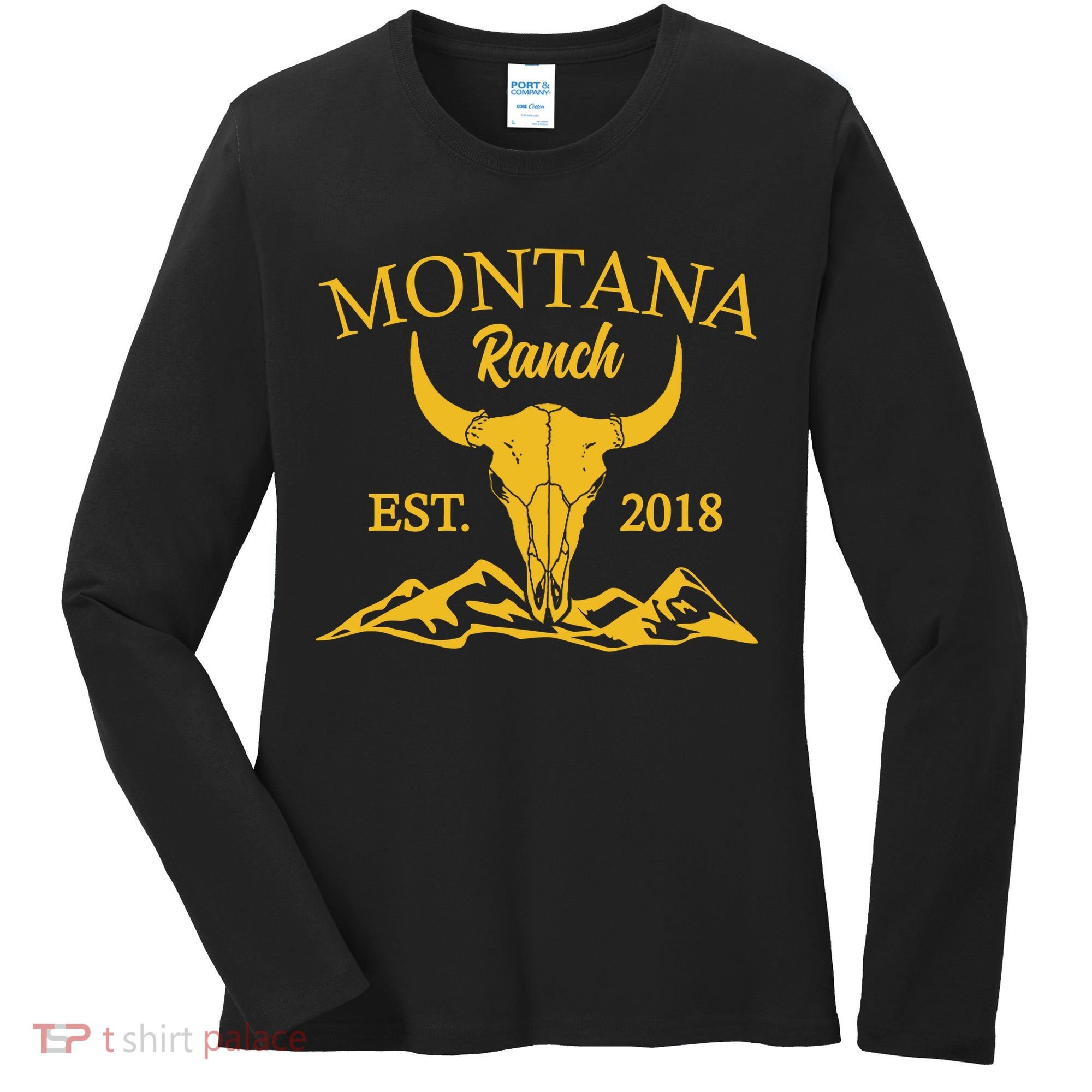 Montana Ranch Est 2018 Women's Long Sleeve Shirt