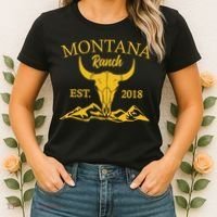 Montana Ranch Est 2018 Women's T-Shirt thumb 2