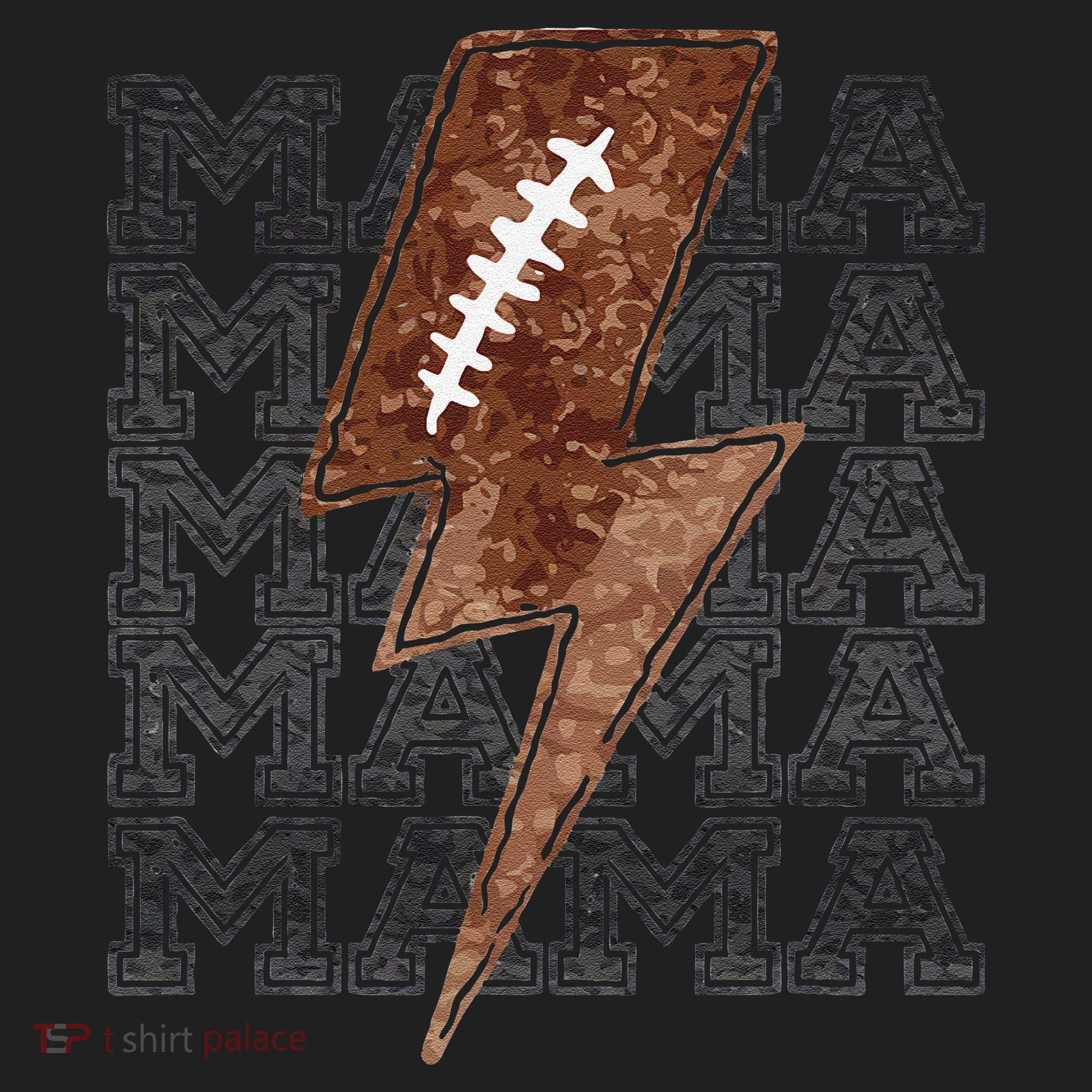 Mama Retro Football Flash Women's Sweatshirt