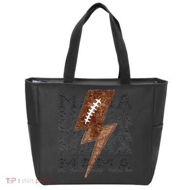 Mama Retro Football Flash Tote Bag
