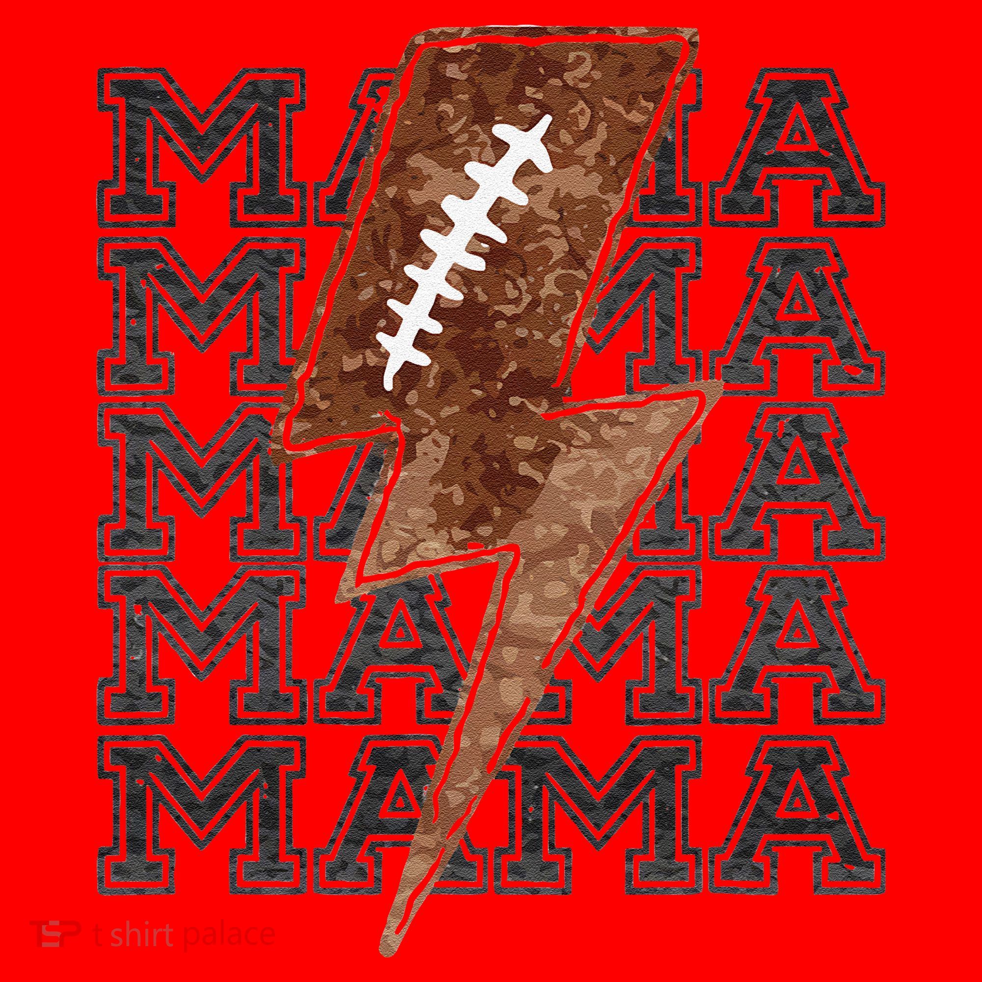Mama Retro Football Flash Santa Hat