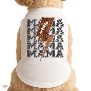 Mama Retro Football Flash Doggie Tank