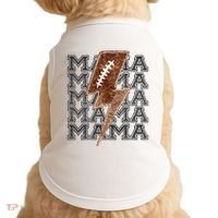 Mama Retro Football Flash Doggie Tank thumb 0