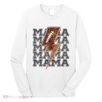 Mama Retro Football Flash Long Sleeve Shirt thumb 0
