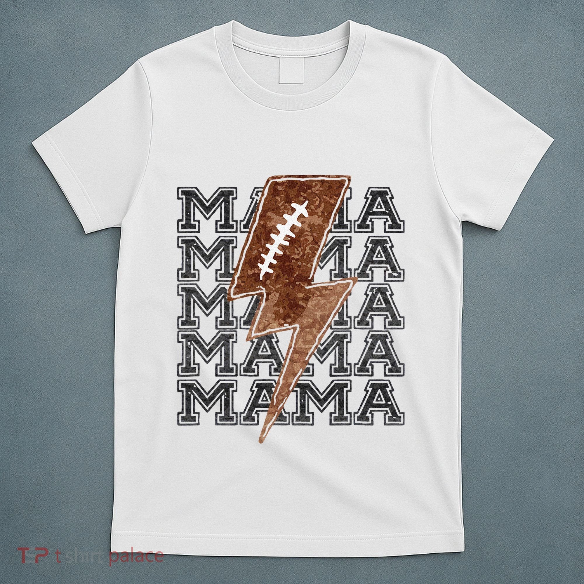 Mama Retro Football Flash T-Shirt