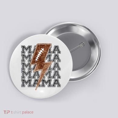 Mama Retro Football Flash Button
