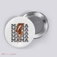 Mama Retro Football Flash Button thumb 0