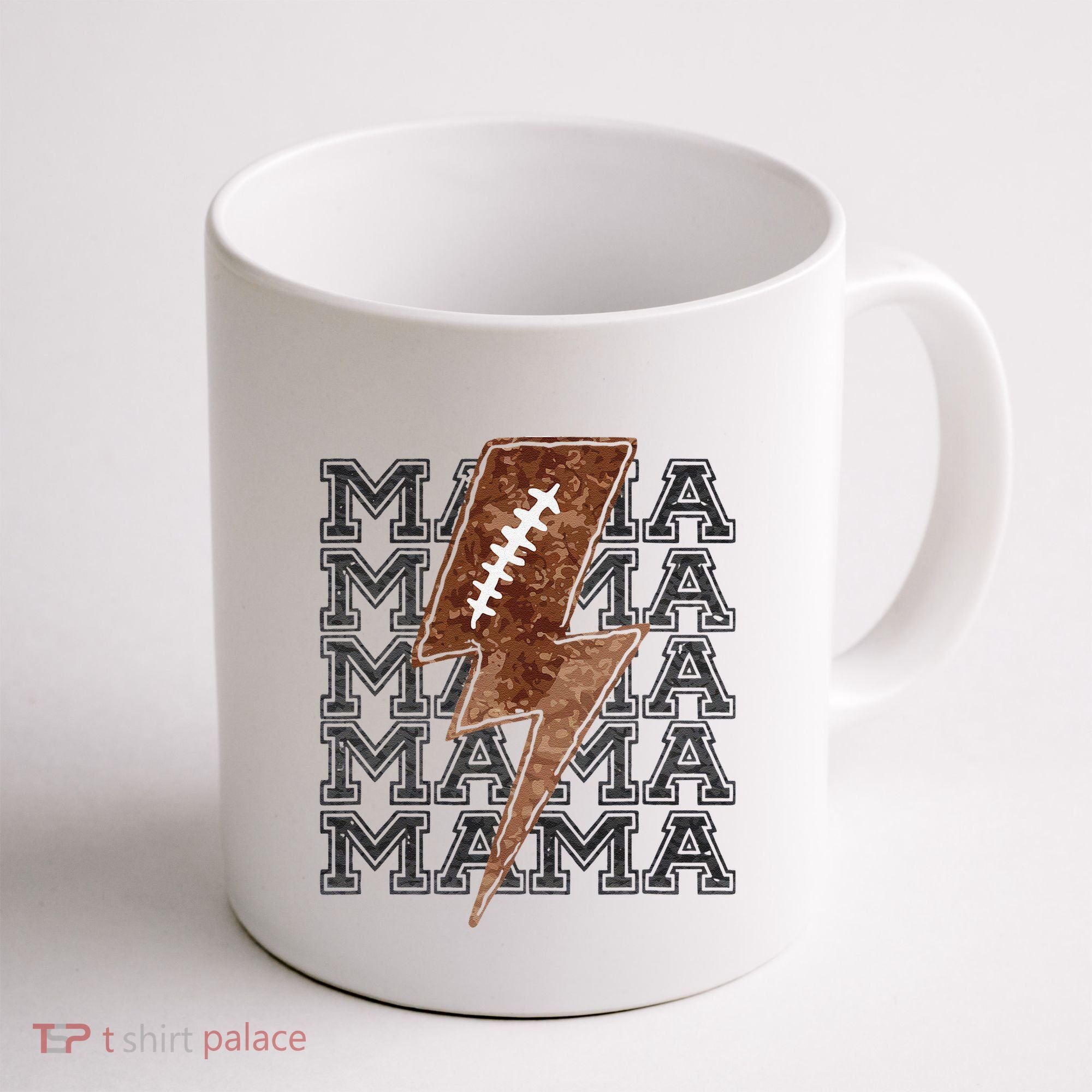 Mama Retro Football Flash Coffee Mug