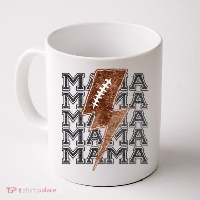 Mama Retro Football Flash Coffee Mug