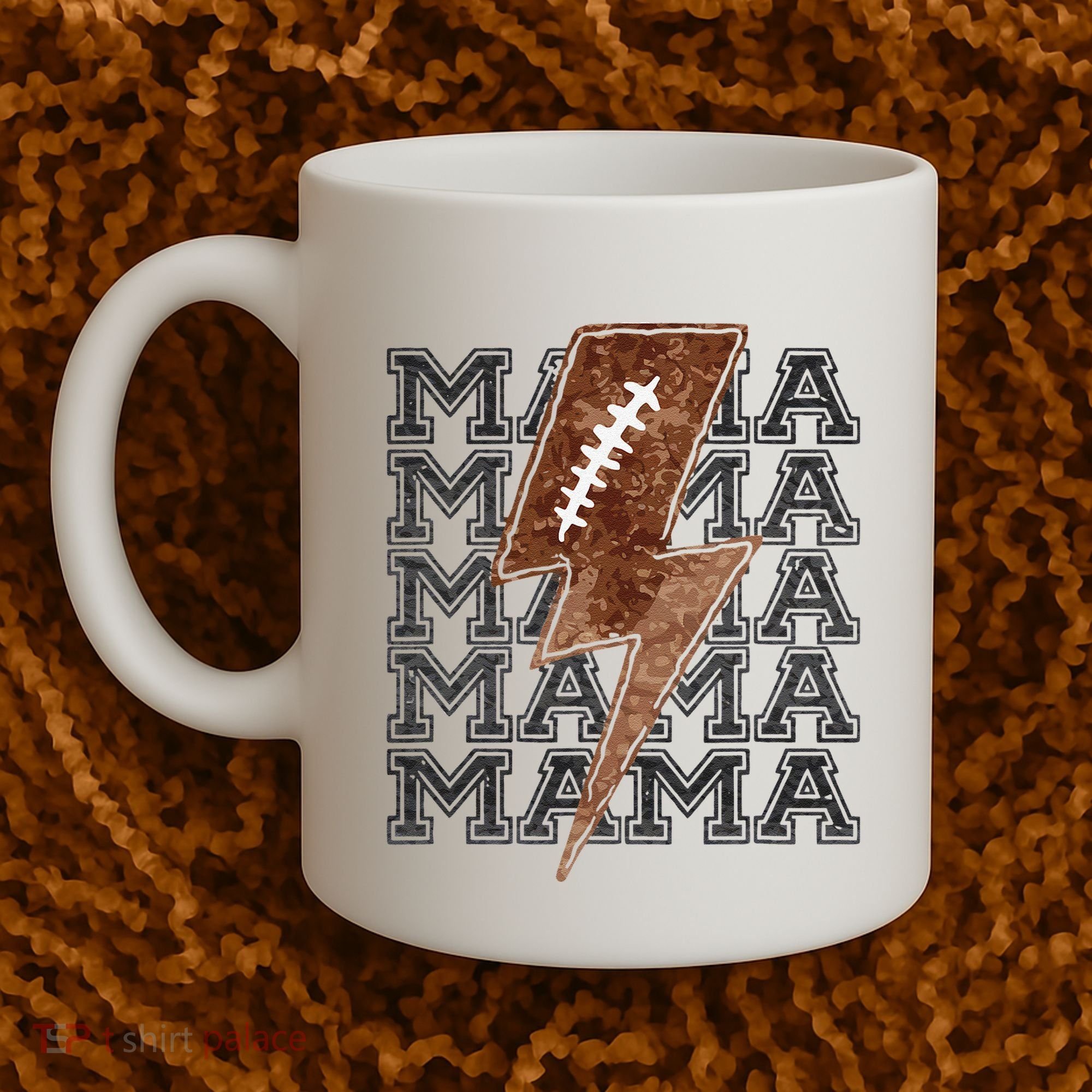 Mama Retro Football Flash Coffee Mug