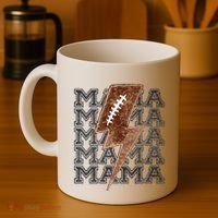 Mama Retro Football Flash Coffee Mug thumb 4