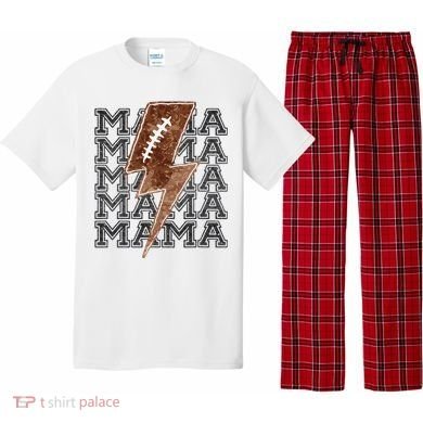 Mama Retro Football Flash Pajama Set