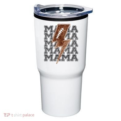 Mama Retro Football Flash Tumbler