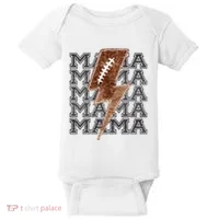 Mama Retro Football Flash Baby Bodysuit thumb 0