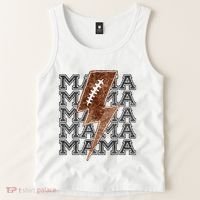 Mama Retro Football Flash Tank Top thumb 2
