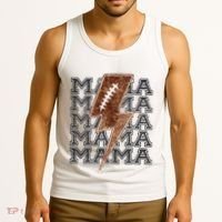 Mama Retro Football Flash Tank Top thumb 3