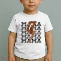 Mama Retro Football Flash Toddler T-Shirt thumb 2