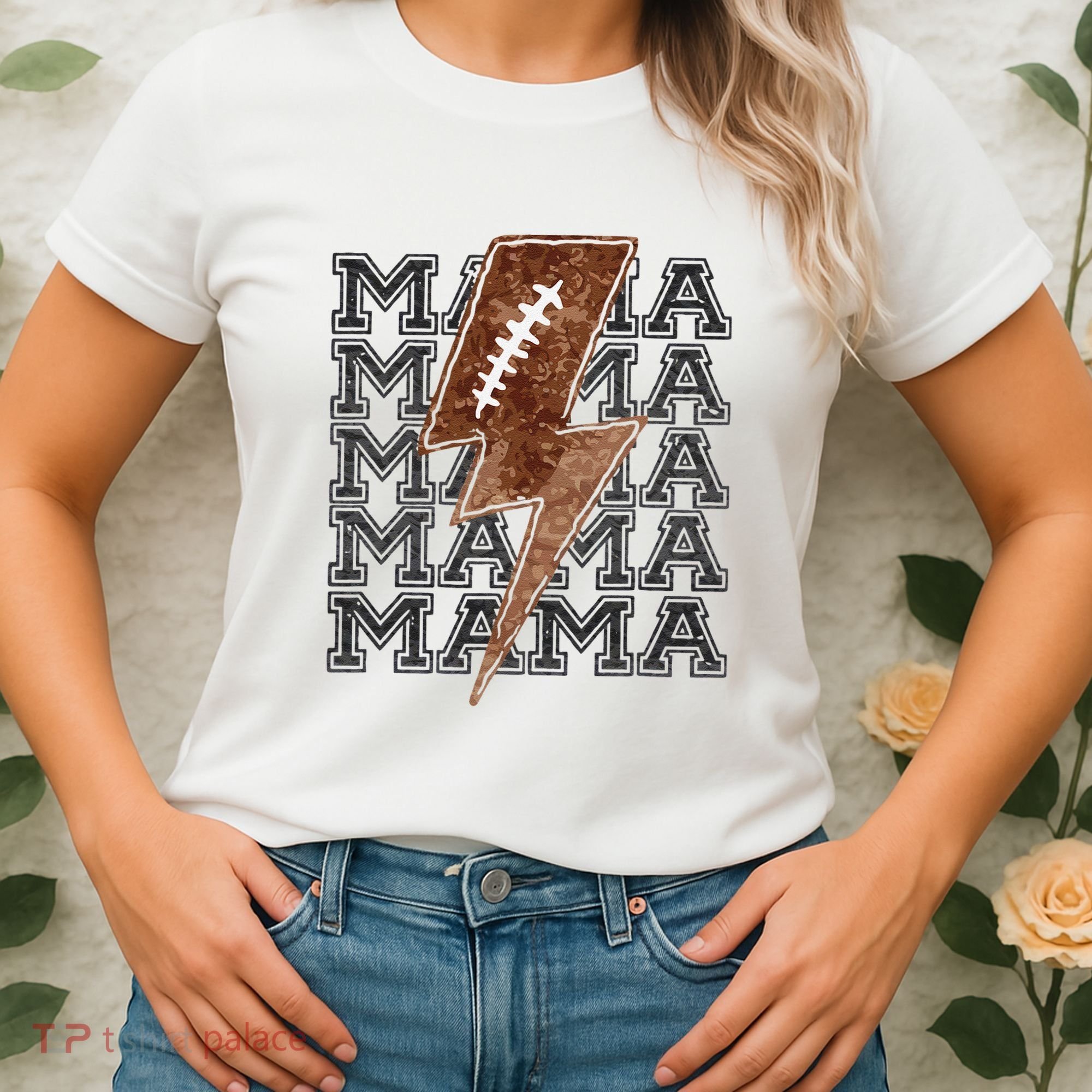 Mama Retro Football Flash Women's T-Shirt