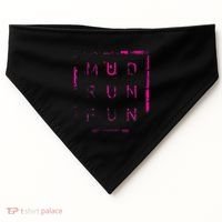 Mud Run Fun Mudder Trail Running And Mudding USA-Made Doggie Bandana thumb 0