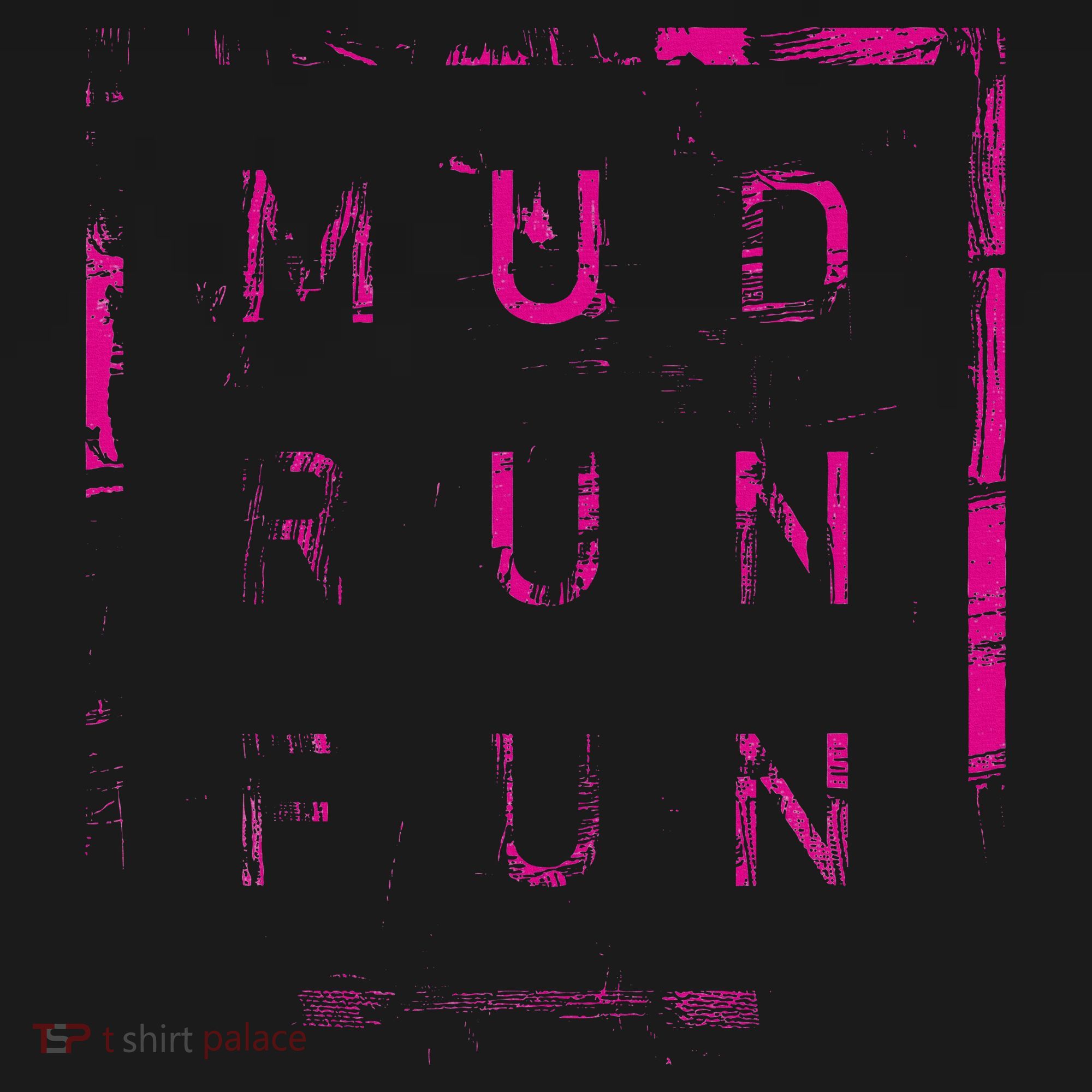 Mud Run Fun Mudder Trail Running And Mudding USA-Made Doggie Bandana